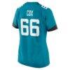 Eli Cox Jacksonville Jaguars Nike Women's Team Game Jersey - Teal - Alt2
