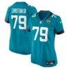 Geron Christian Sr. Jacksonville Jaguars Nike Women's Team Game Jersey - Teal - Front View
