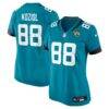 Tanner Koziol Jacksonville Jaguars Nike Women's Team Game Jersey - Teal - Front View