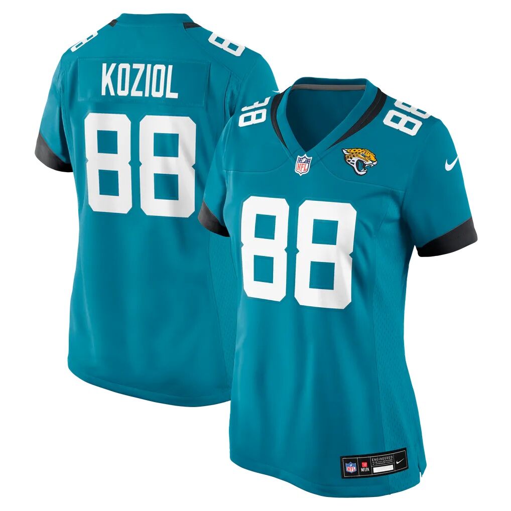 Tanner Koziol Jacksonville Jaguars Nike Women's Team Game Jersey