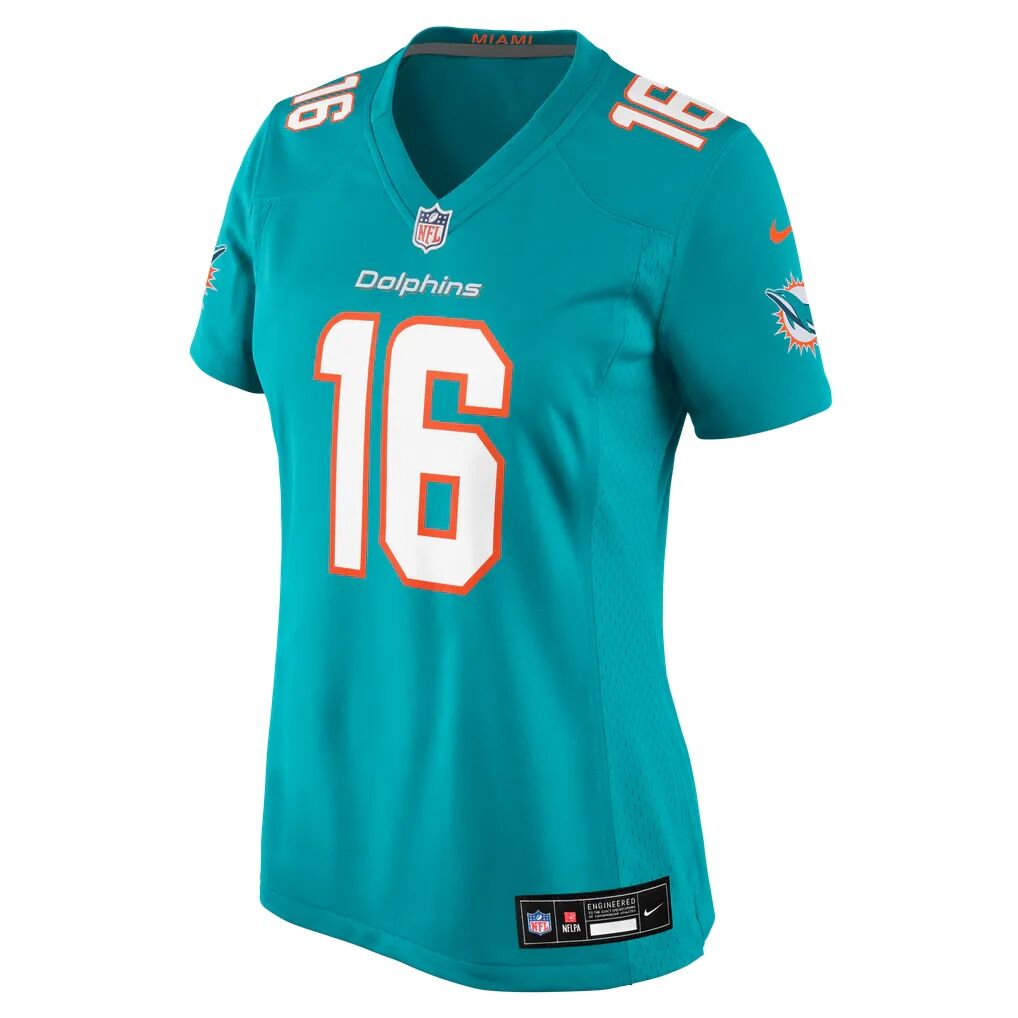 Michael Taaffe Miami Dolphins Nike Women's Team Game Jersey - Aqua