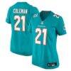Kevin Coleman Miami Dolphins Nike Women's Team Game Jersey - - Front View