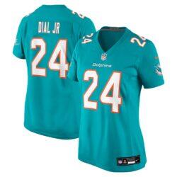 Marcellas Dial Jr. Miami Dolphins Nike Women's Team Game Jersey - - Front View