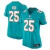 Julius Wood Miami Dolphins Nike Women's Team Game Jersey - - Front View