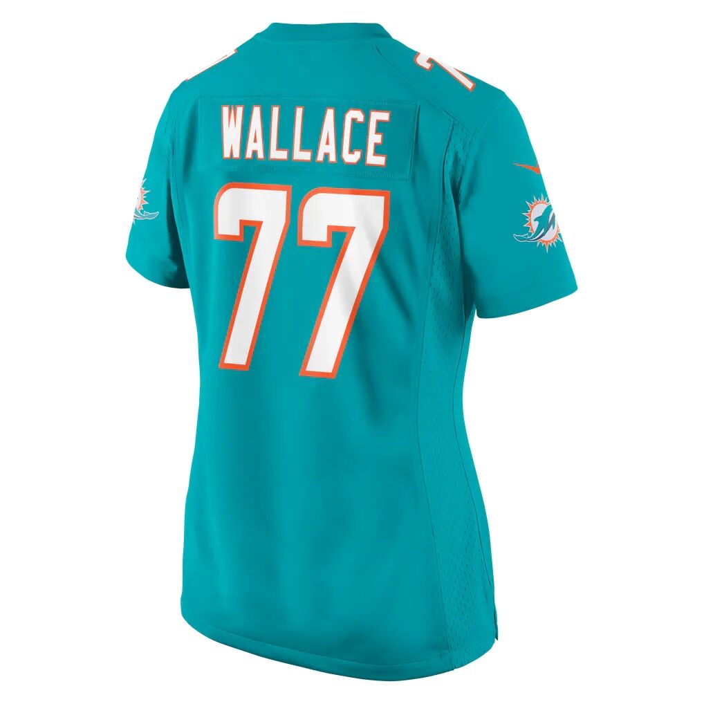 Caedan Wallace Miami Dolphins Nike Women's Team Game Jersey - Aqua