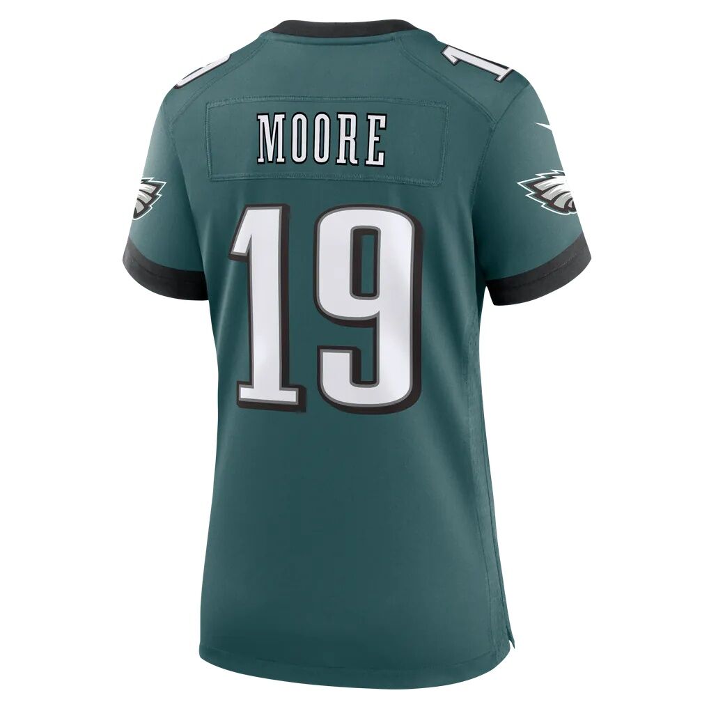 Elijah Moore Philadelphia Eagles Nike Women's Team Game Jersey - Midnight Green