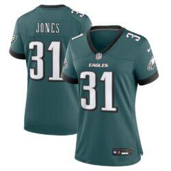 Jonathan Jones Philadelphia Eagles Nike Women's Team Game Jersey - - Front View
