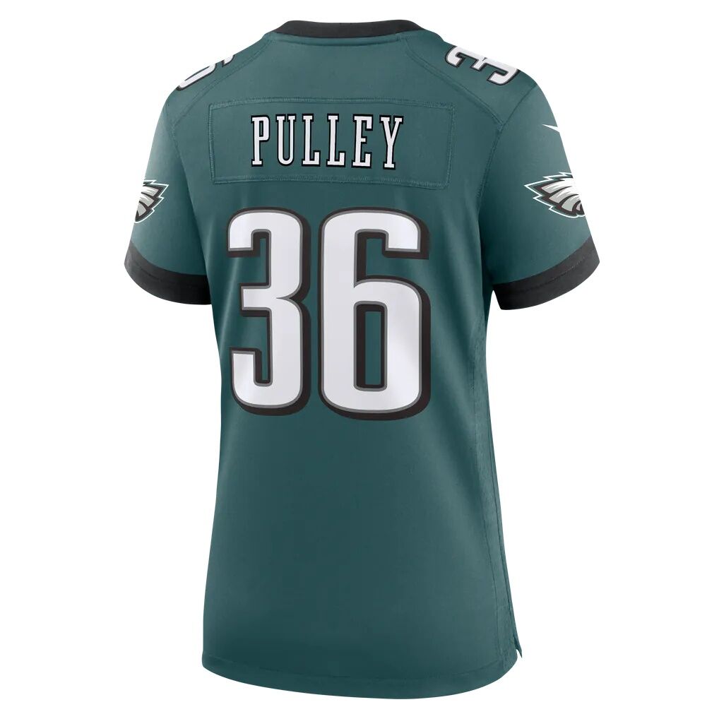 Maximus Pulley Philadelphia Eagles Nike Women's Team Game Jersey - Midnight Green