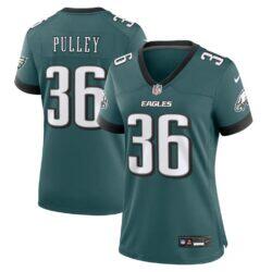 Maximus Pulley Philadelphia Eagles Nike Women's Team Game Jersey - - Front View