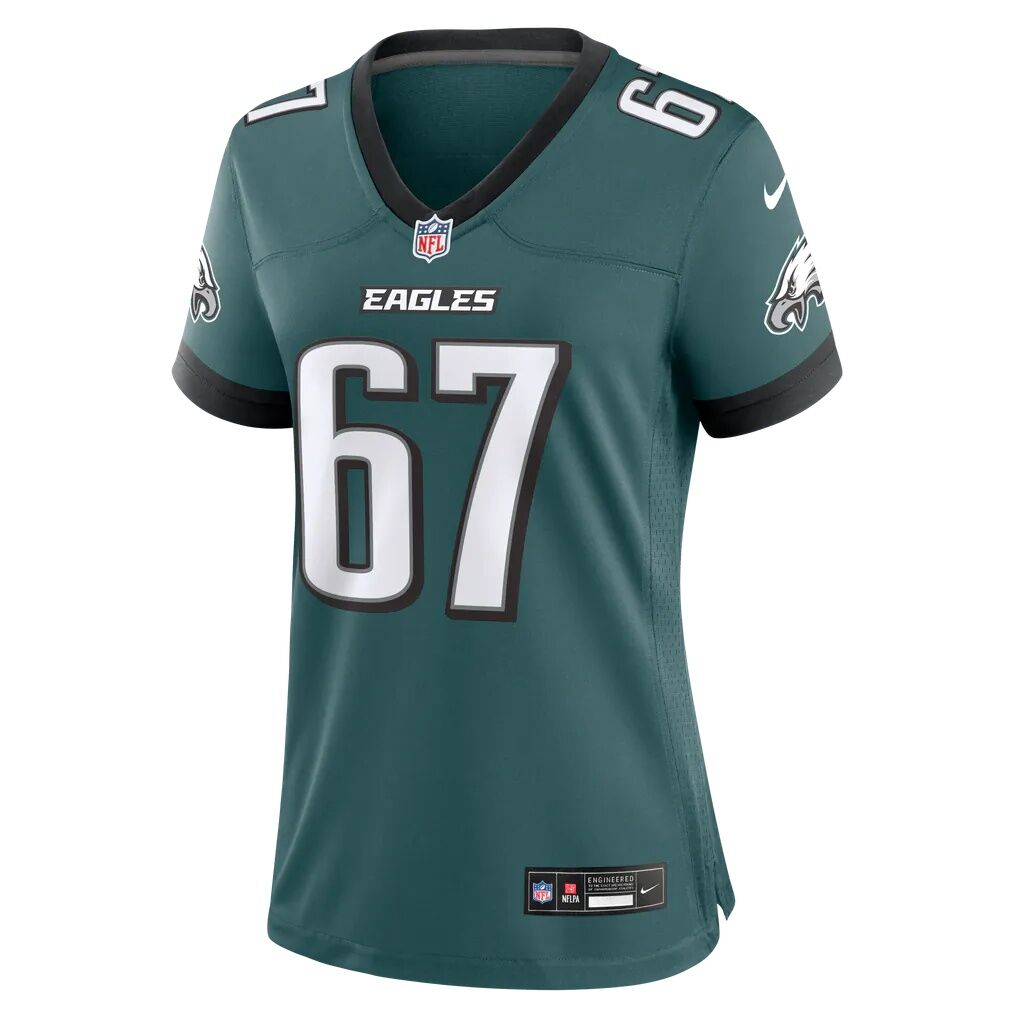 John Ojukwu Philadelphia Eagles Nike Women's Team Game Jersey - Midnight Green