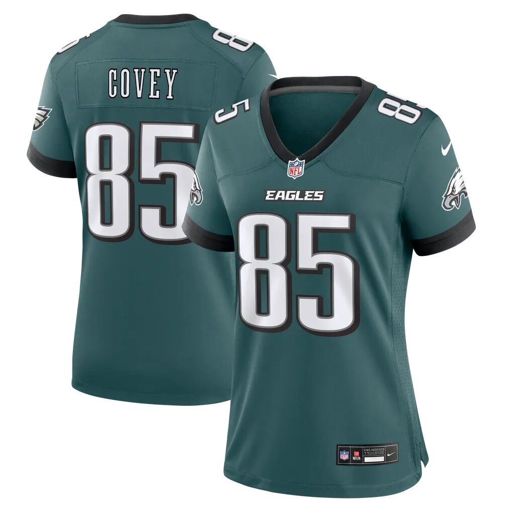 Britain Covey Philadelphia Eagles Nike Women's Team Game Jersey - Midnight Green
