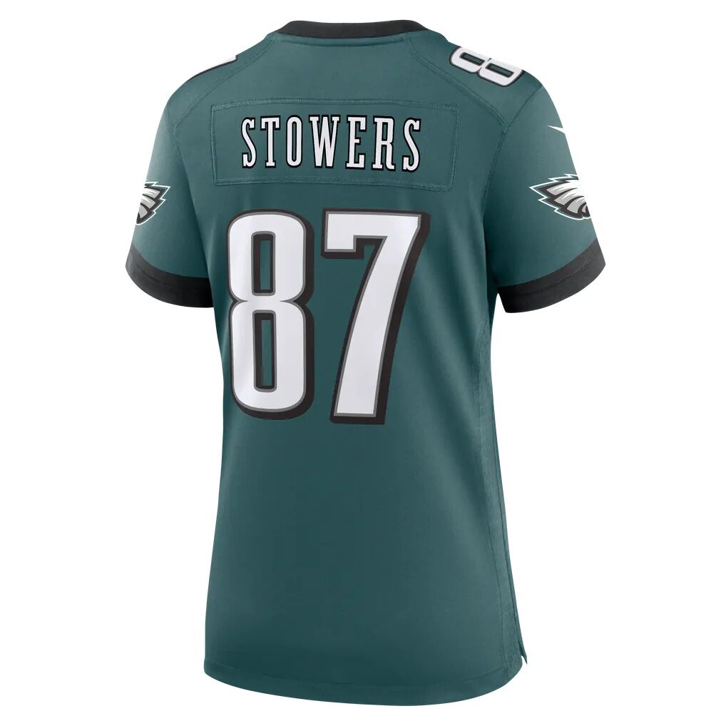 Eli Stowers Philadelphia Eagles Nike Women's Team Game Jersey - Midnight Green