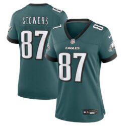 Eli Stowers Philadelphia Eagles Nike Women's Team Game Jersey - - Front View