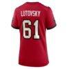 Henry Lutovsky Tampa Bay Buccaneers Nike Women's Team Game Jersey - Red - Alt2