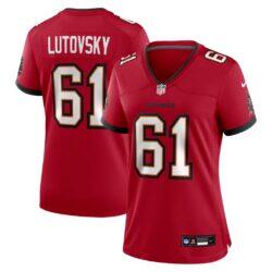 Henry Lutovsky Tampa Bay Buccaneers Nike Women's Team Game Jersey - Red - Front View