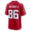 Vinny Anthony II Atlanta Falcons Nike Team Game Jersey - Red - Alt2