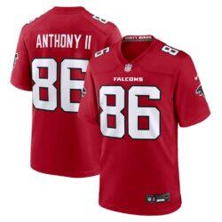 Vinny Anthony II Atlanta Falcons Nike Team Game Jersey - Red - Front View