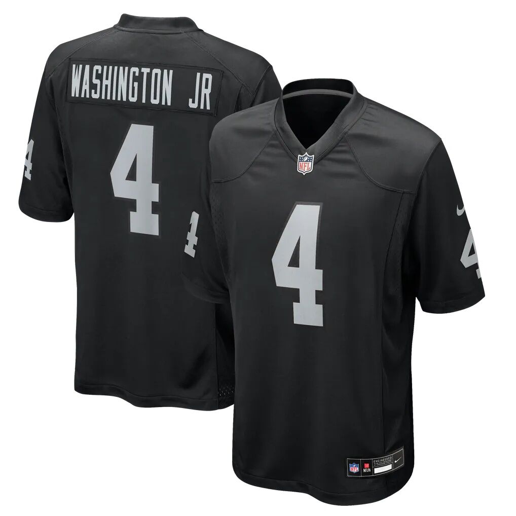 Mike Washington Jr. Las Vegas Raiders Nike Team Game Jersey