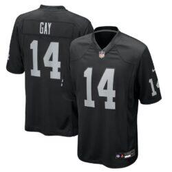 Matt Gay Las Vegas Raiders Nike Team Game Jersey - Black - Front View