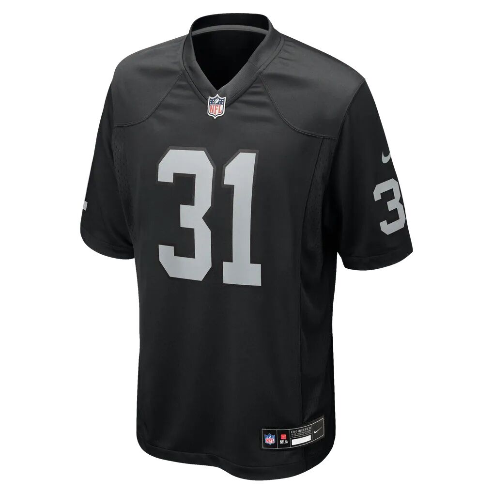 Treydan Stukes Las Vegas Raiders Nike Team Game Jersey