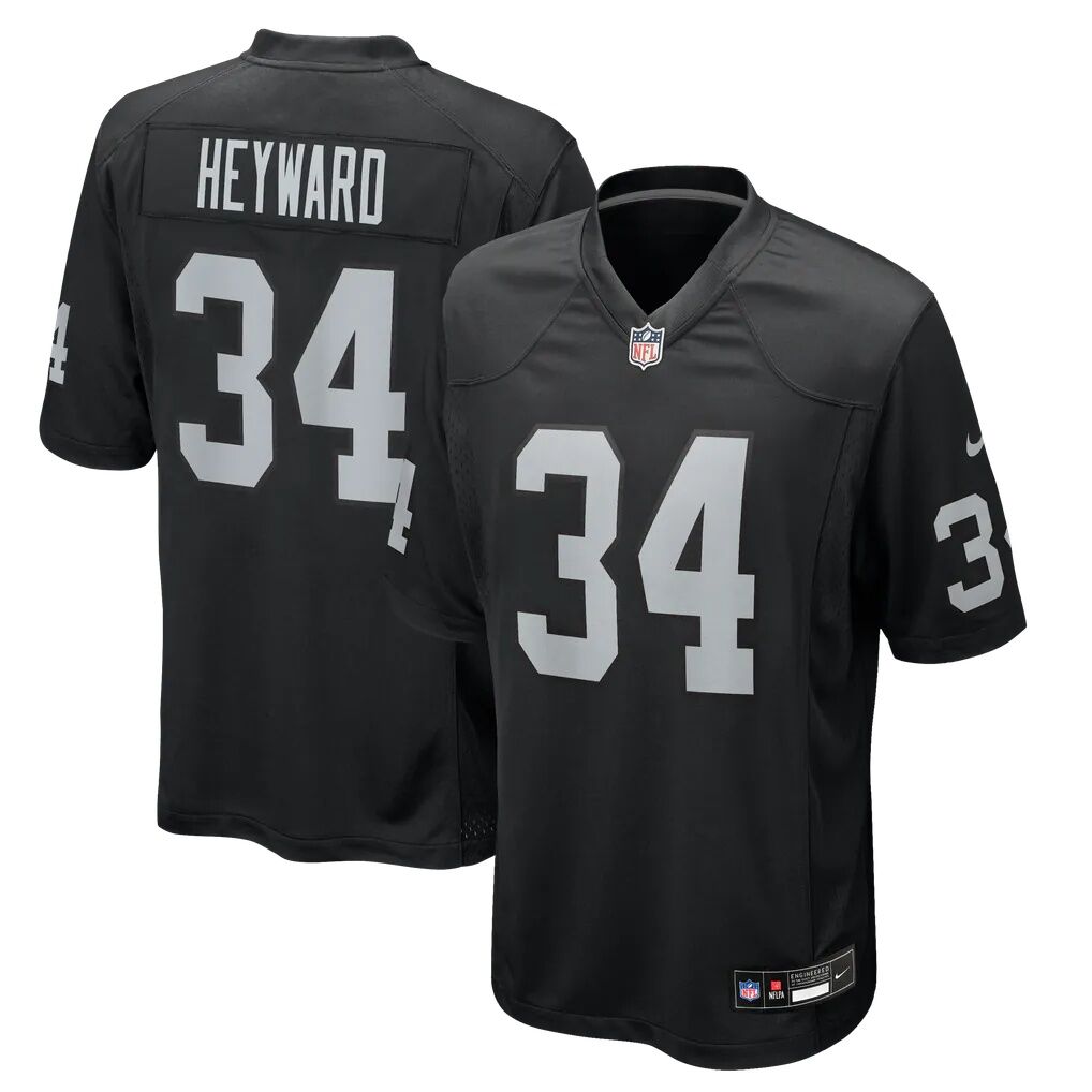 Connor Heyward Las Vegas Raiders Nike Team Game Jersey