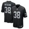 Kansei Matsuzawa Las Vegas Raiders Nike Team Game Jersey - Black - Front View