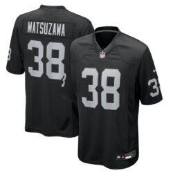 Kansei Matsuzawa Las Vegas Raiders Nike Team Game Jersey - Black - Front View