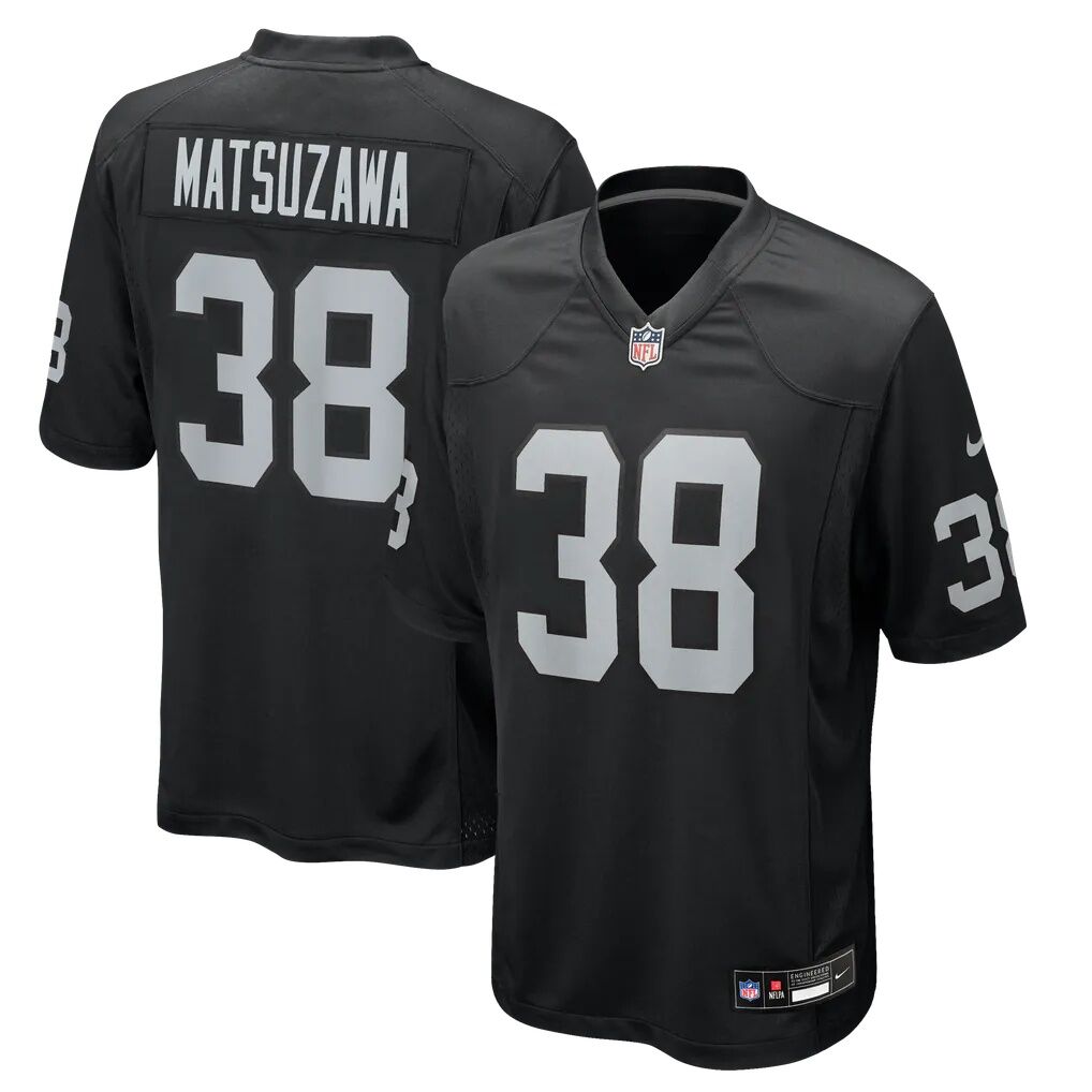 Kansei Matsuzawa Las Vegas Raiders Nike Team Game Jersey