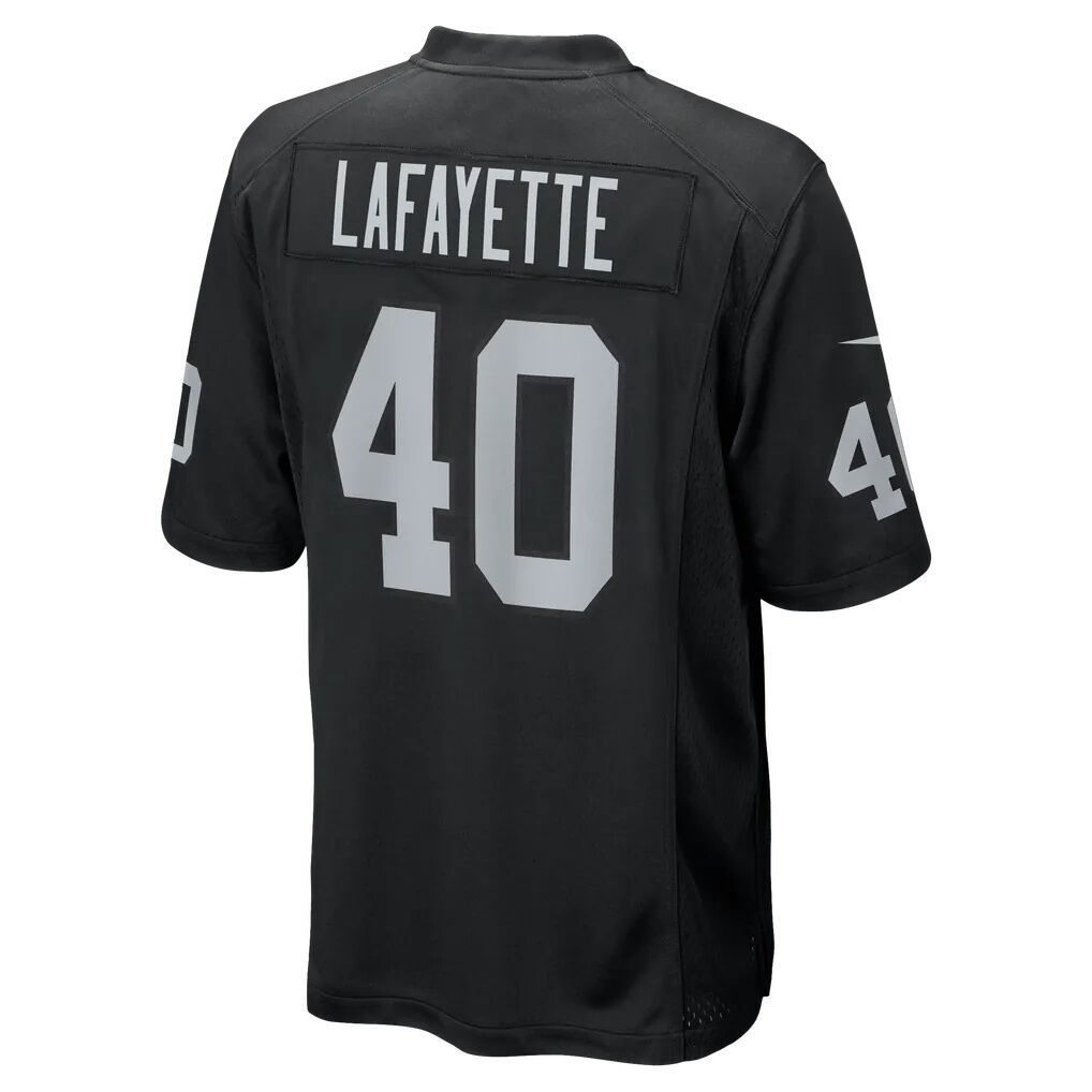 Devin Lafayette Las Vegas Raiders Nike Team Game Jersey