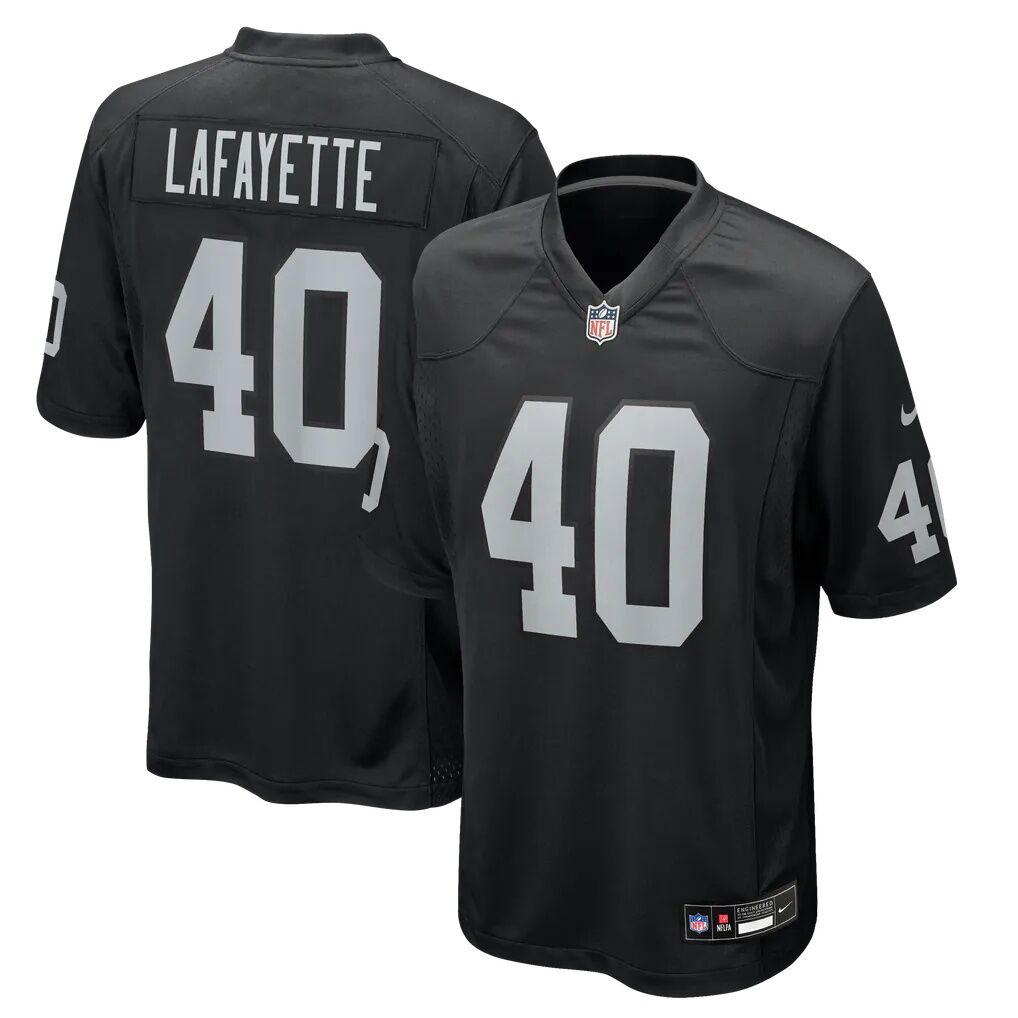Devin Lafayette Las Vegas Raiders Nike Team Game Jersey