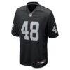 Cian Slone Las Vegas Raiders Nike Team Game Jersey - Black - Alt1
