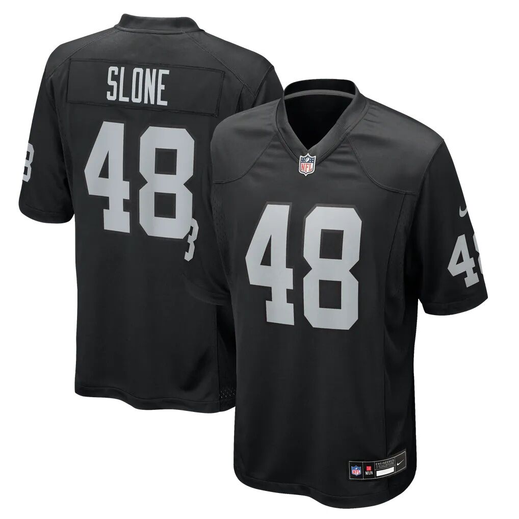 Cian Slone Las Vegas Raiders Nike Team Game Jersey