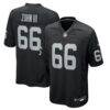 Trey Zuhn III Las Vegas Raiders Nike Team Game Jersey - Black - Front View