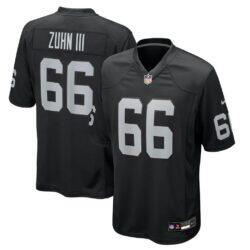 Trey Zuhn III Las Vegas Raiders Nike Team Game Jersey - Black - Front View
