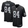 Carter Runyon Las Vegas Raiders Nike Team Game Jersey - Black - Front View