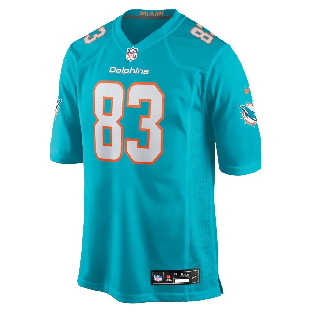 Caleb Murphy Miami Dolphins Nike Team Game Jersey - Aqua