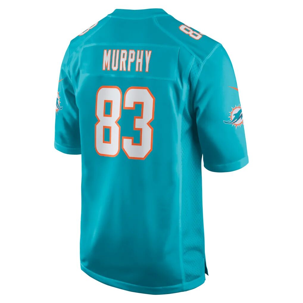 Caleb Murphy Miami Dolphins Nike Team Game Jersey - Aqua
