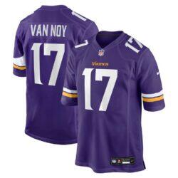 Kyle Van Noy Minnesota Vikings Nike Team Game Jersey - Purple - Front View