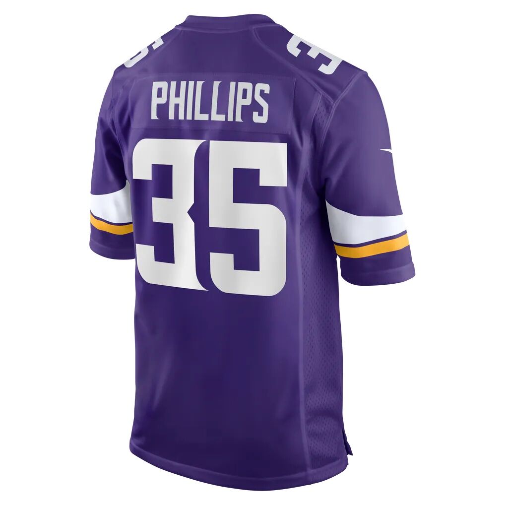 Bryce Phillips Minnesota Vikings Nike Team Game Jersey