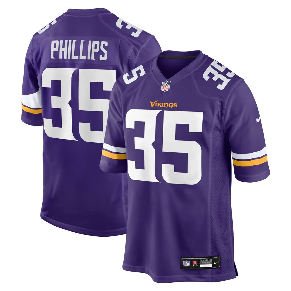 Bryce Phillips Minnesota Vikings Nike Team Game Jersey