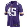 Max Bredeson Minnesota Vikings Nike Team Game Jersey - Purple - Alt1