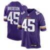 Max Bredeson Minnesota Vikings Nike Team Game Jersey - Purple - Front View
