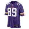 Dillon Bell Minnesota Vikings Nike Team Game Jersey - Purple - Alt1