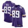 Dillon Bell Minnesota Vikings Nike Team Game Jersey - Purple - Front View