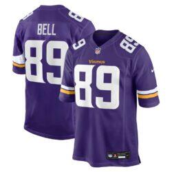 Dillon Bell Minnesota Vikings Nike Team Game Jersey - Purple - Front View
