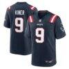 Corey Kiner New England Patriots Nike Team Game Jersey - Navy - Front View