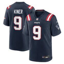 Corey Kiner New England Patriots Nike Team Game Jersey - Navy - Front View