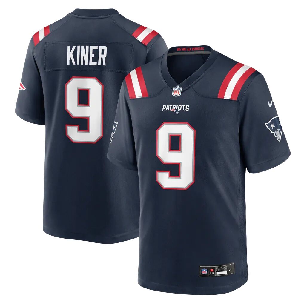 Corey Kiner New England Patriots Nike Team Game Jersey