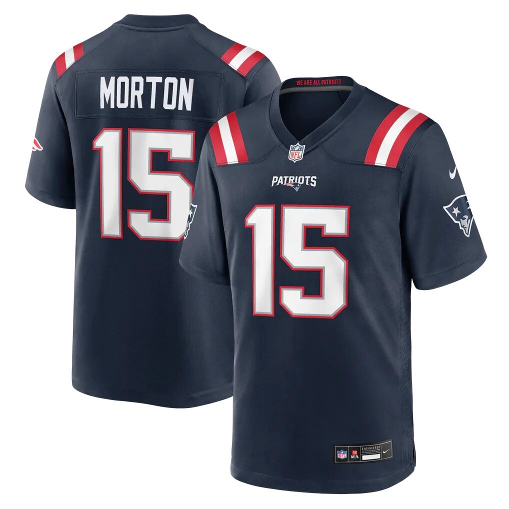 Behren Morton New England Patriots Nike Team Game Jersey