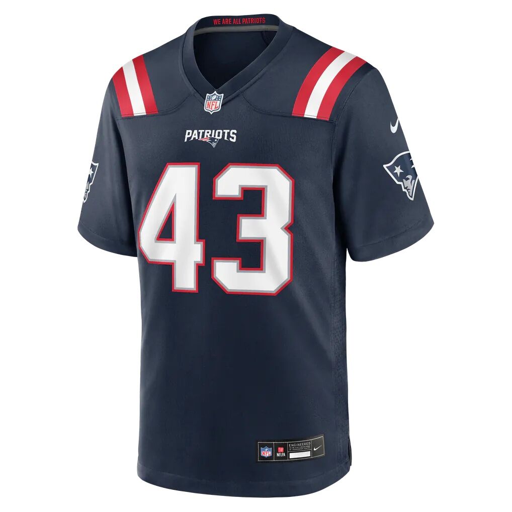 Jose Ramirez New England Patriots Nike Team Game Jersey